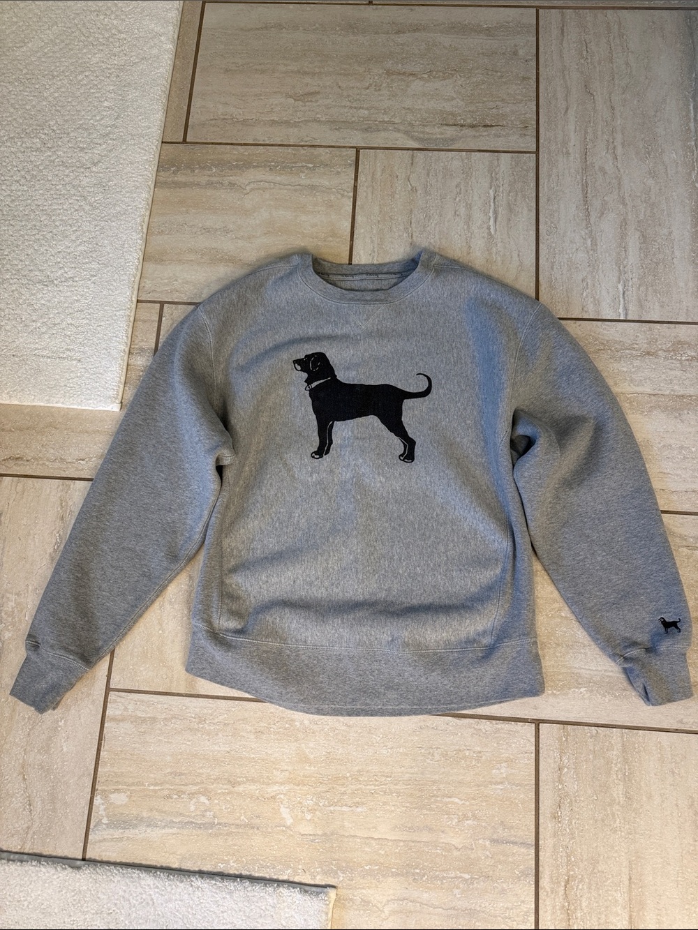 The Black Dog Adult Classic Heavyweight Oversized Crewneck Sweatshirt